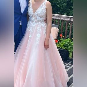 Pink jovani prom dress